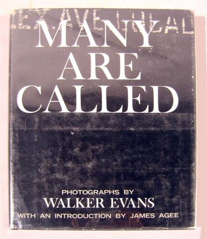 1 vol.  Evans, Walker. Many Are