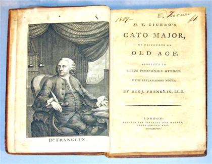 1 vol.  (Franklin, Benjamin,