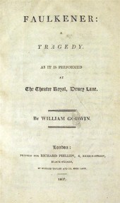 1 vol.  Godwin, William. Faulk