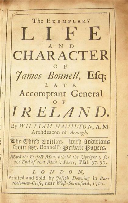 1 vol.  Hamilton, William. The