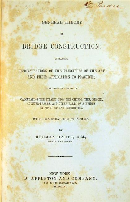 1 vol.  Haupt, Herman. General