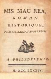 1 vol.  Hilliard d'Aubreteuil,
