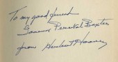 1 vol.  Hoover, Herbert. The C