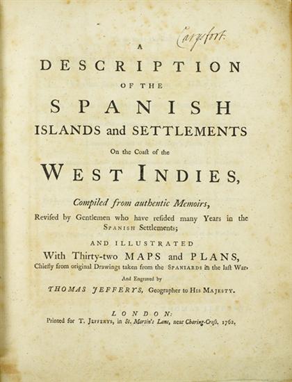 1 vol.  Jefferys, Thomas. A