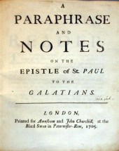 1 vol.  (Locke, John.) A Parap