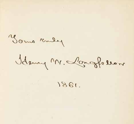 1 vol.   Longfellow, Henry