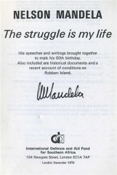 1 vol.  Mandela, Nelson. The S