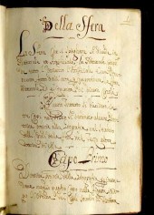 1 vol.  (Manuscript.) "Della S
