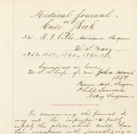1 vol.  Manuscript Medical Journal.