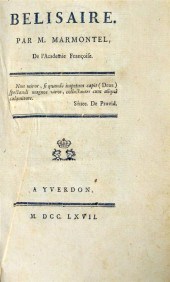 1 vol.  Marmontel, [Jean Franc