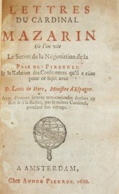 1 vol.  Mazarin, Cardinal Jule