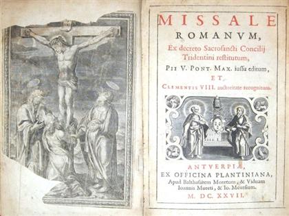 1 vol.  Missale Romanum, ex decreto