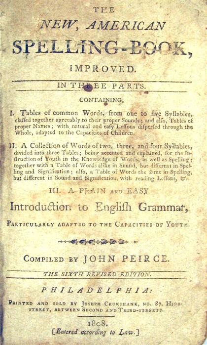 1 vol.    Peirce, John, compiler.