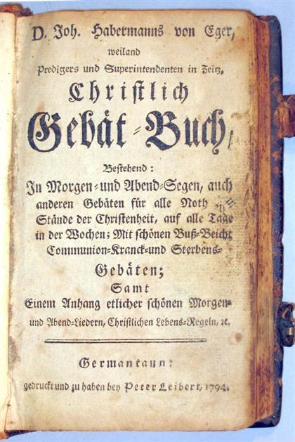 1 vol.  (Pennsylvania-German