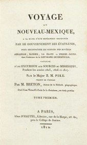 1 vol.  Pike, Zebulon M. Voyag