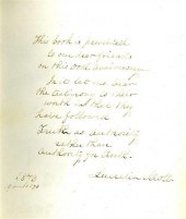 1 vol.  Quaker Autograph Manus