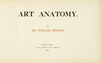 1 vol.  Rimmer, William. Art