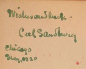 1 vol.  Sandburg, Carl. Cornhu