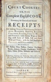 1 vol.  Smith, R(obert), Cook.