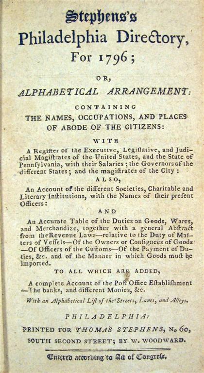 1 vol.  Stephens, Thomas.Stephens's