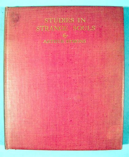 1 vol.  Symons, Arthur. Studies