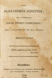 1 vol.  The Alexandria Songste