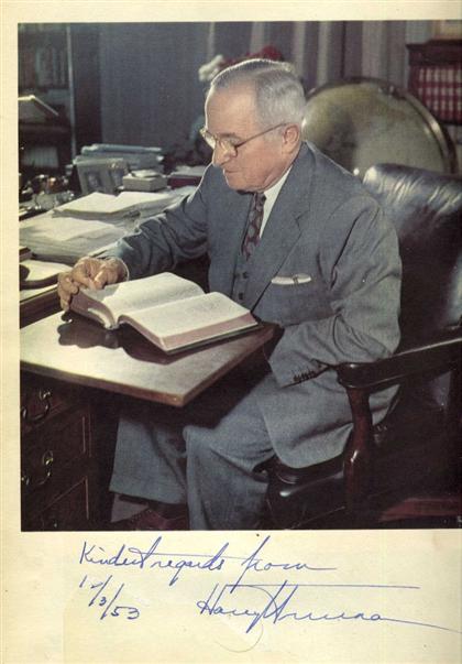 1 vol.  (Truman, Harry S.) Hillman,