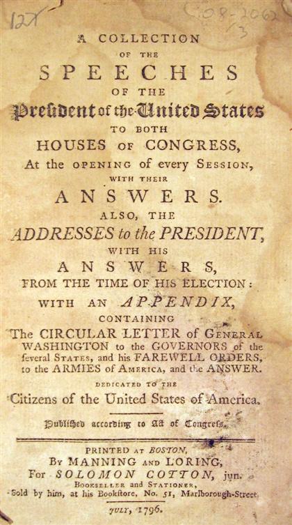 1 vol.  (United States.) A