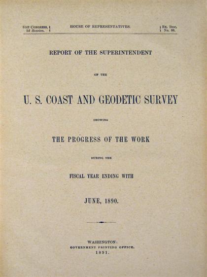 1 vol.  U.S. Coast and Geodetic