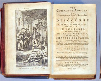 1 vol.  Walton, Isaac; Cotton,