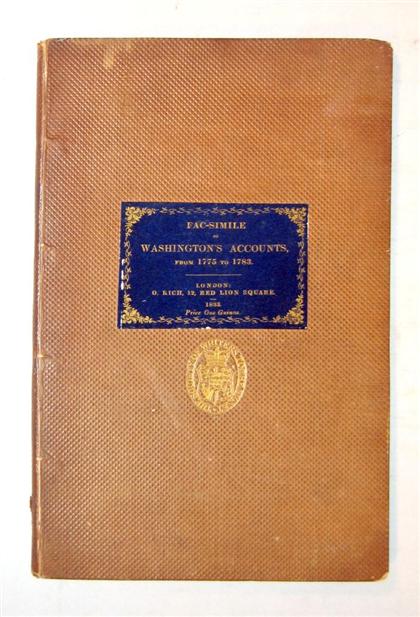1 vol.  (Washington, George.)