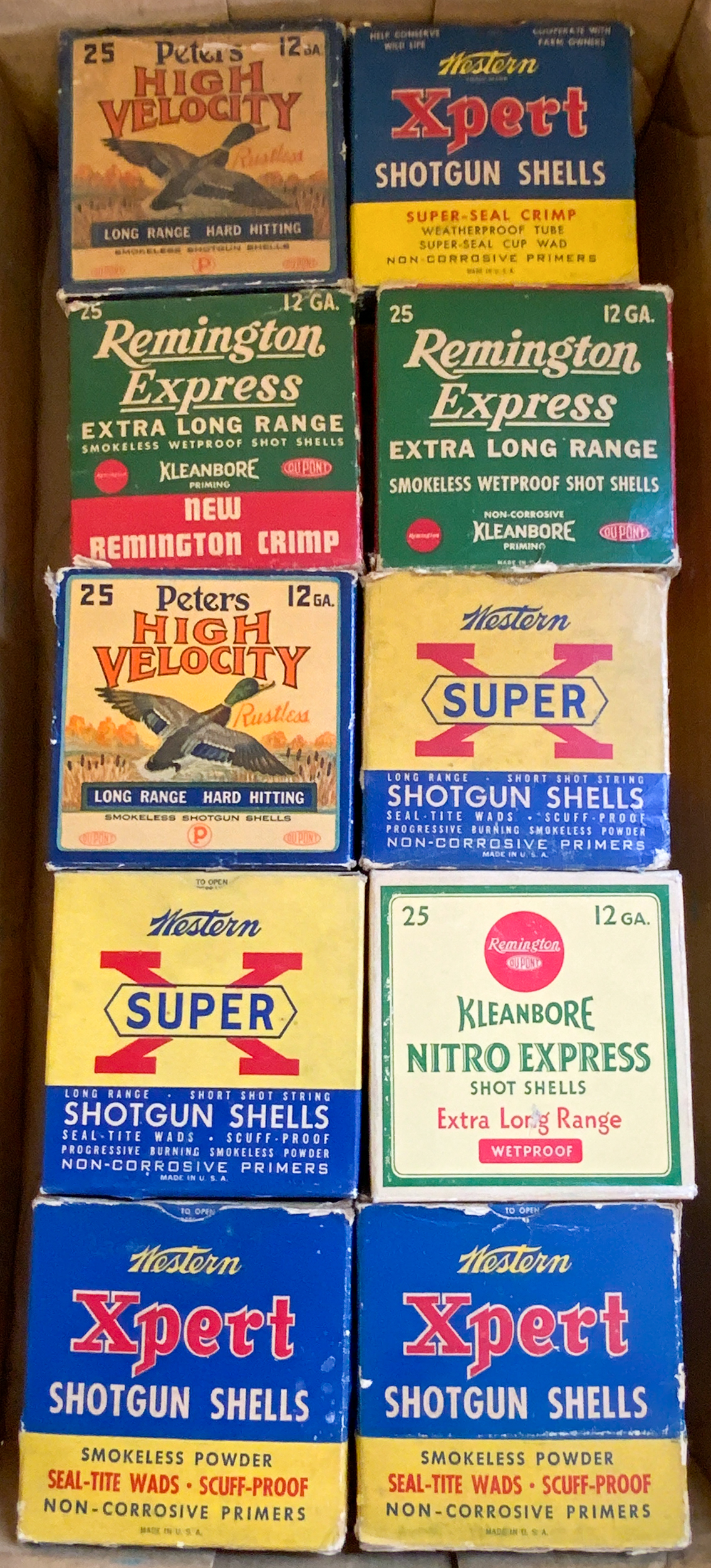 (10) 12 GAUGE SHOTGUN SHELL BOXES 8