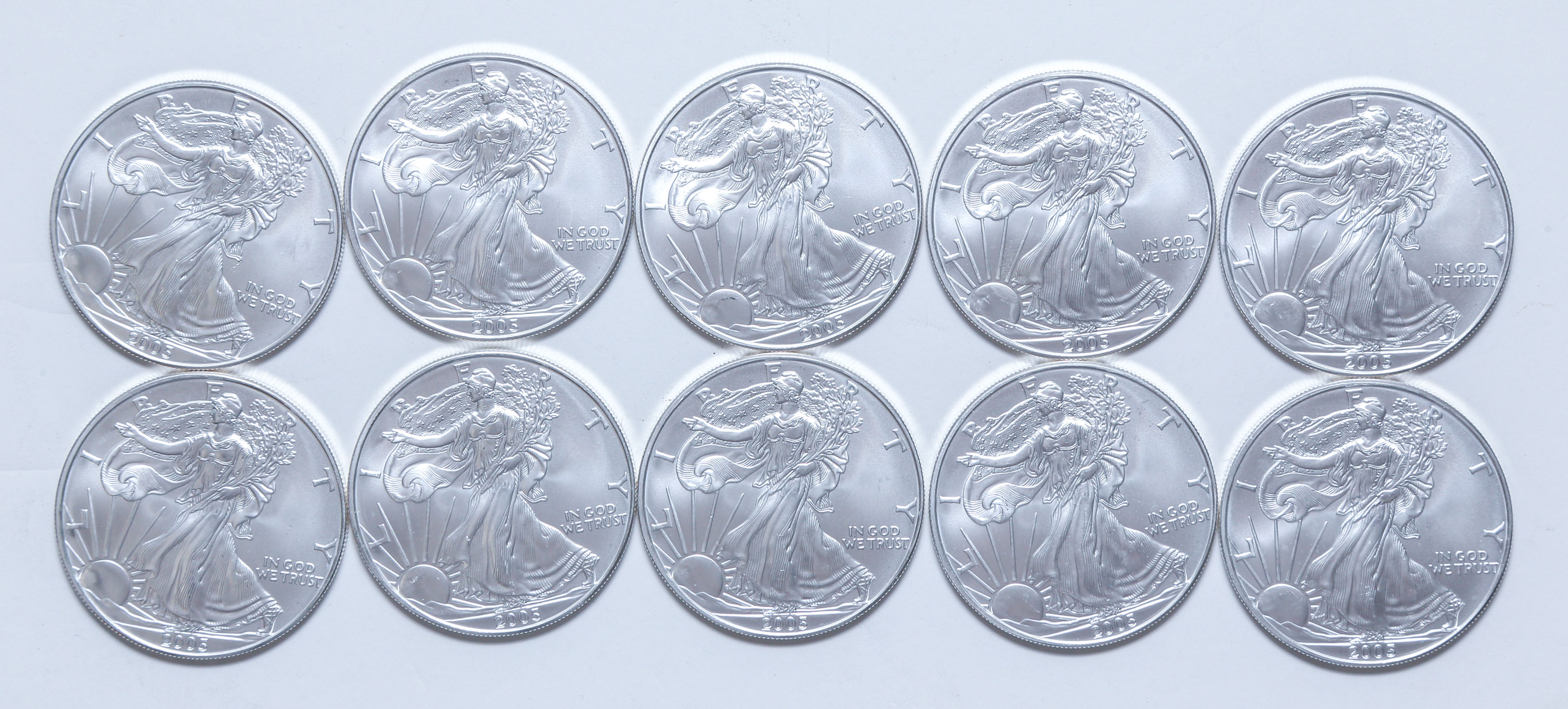 10- 2005 BU SILVER EAGLES .