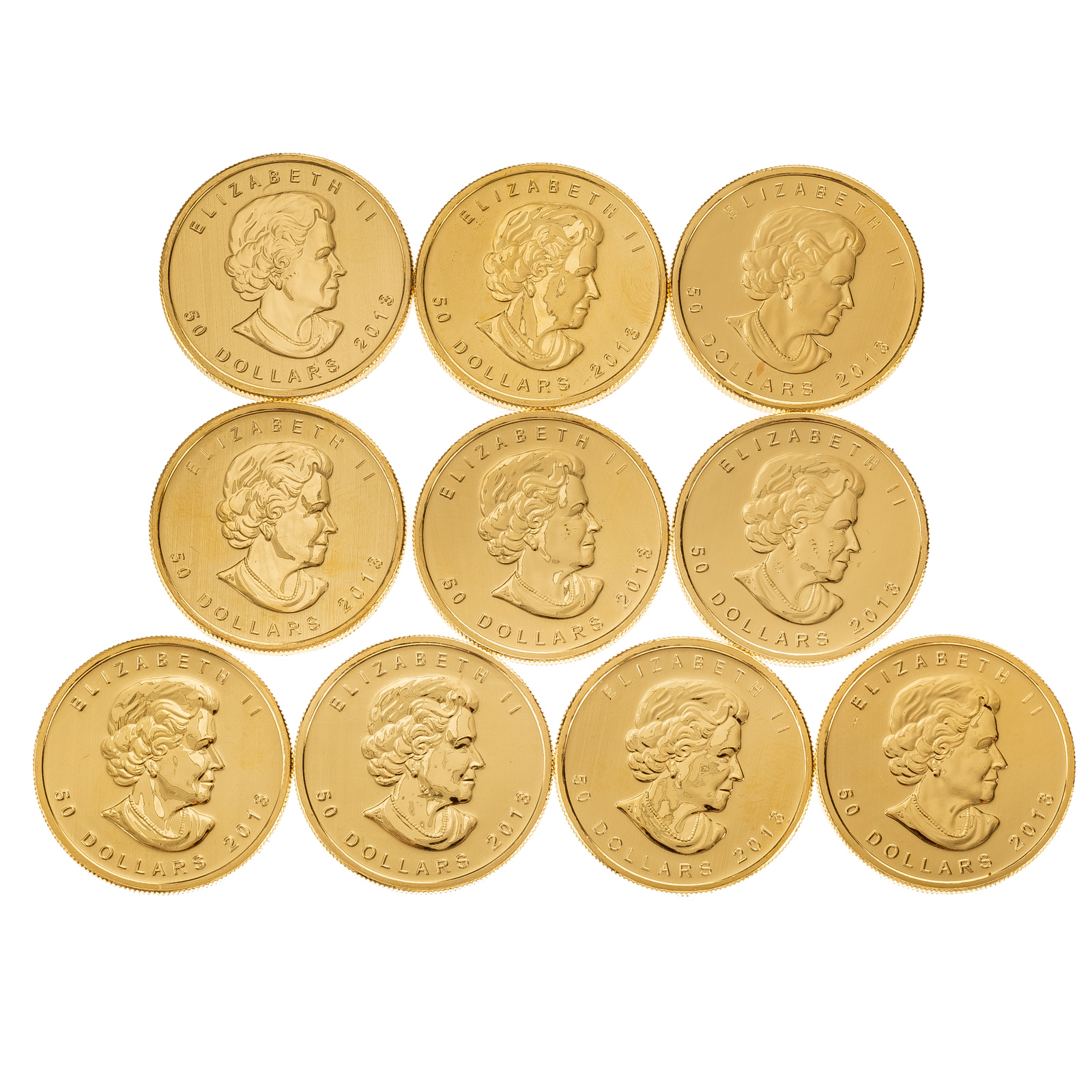 10- 2013 1 OZ CANADIAN GOLD MAPLE