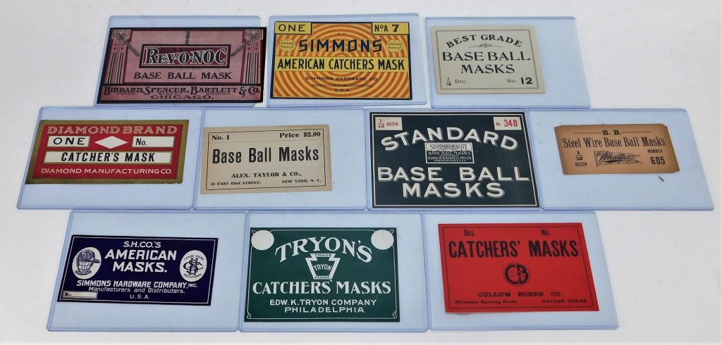 10 AMERICAN BASEBALL CATCHER'S MASK