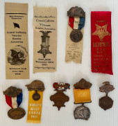 10 ANTIQUE CALIFORNIA GAR CIVI