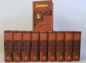 10 ANTIQUE HARD COVER VOLUMES