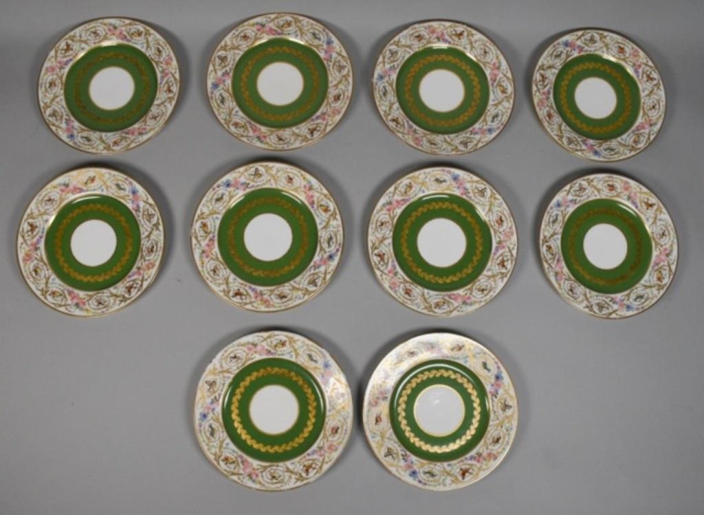10 ARHENFELDT LIMOGES PORCELAIN