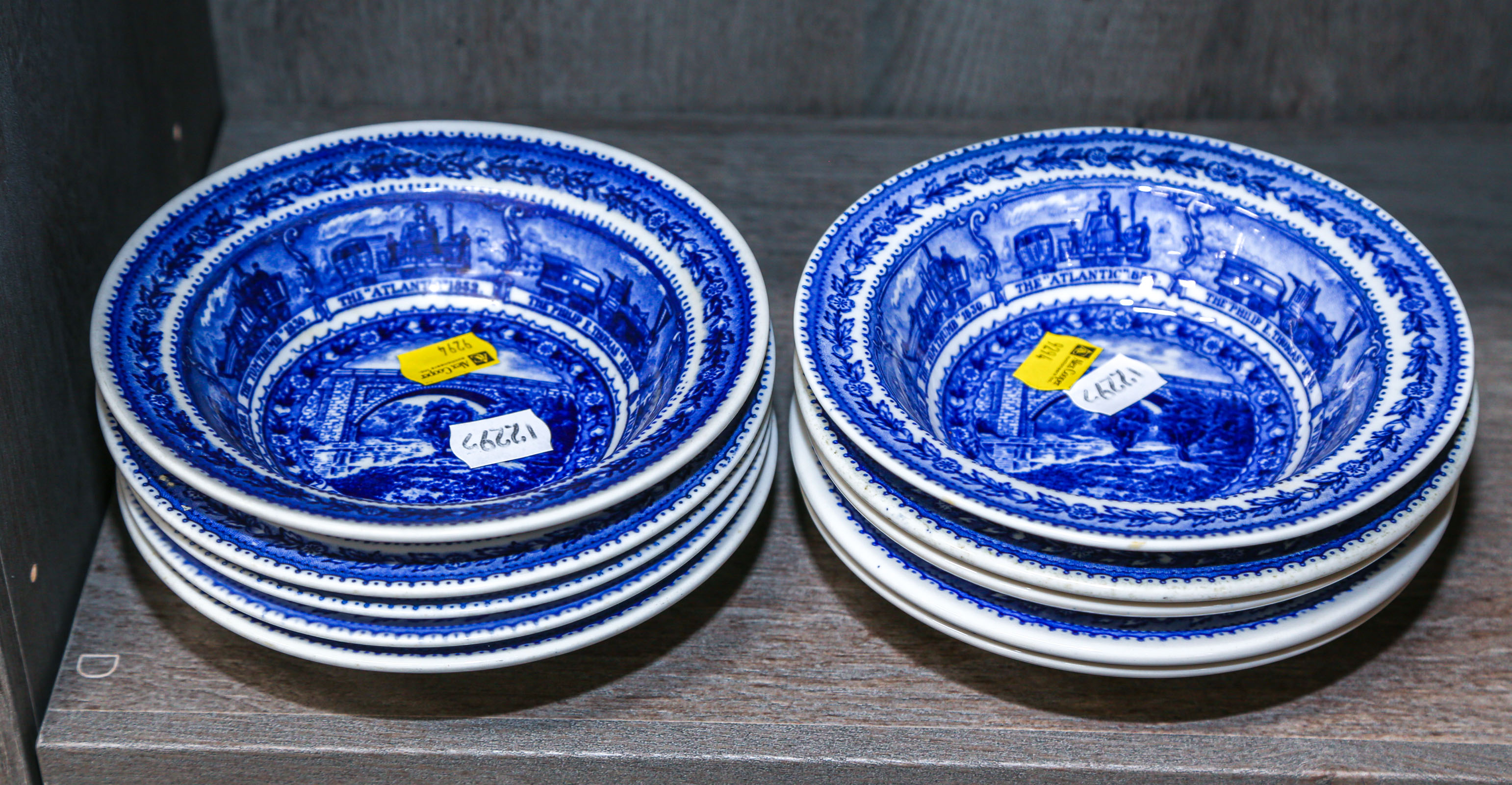 10 B & O LAMBERTON BOWLS MOST