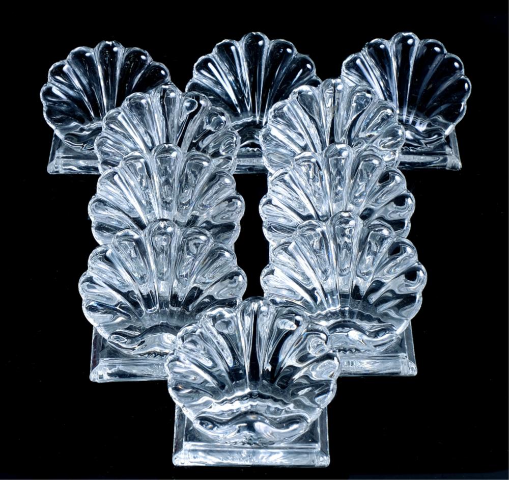 10 BACCARAT CRYSTAL BAMBOUS PLACE