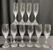 10 BACCARAT CRYSTAL MASSENA CH