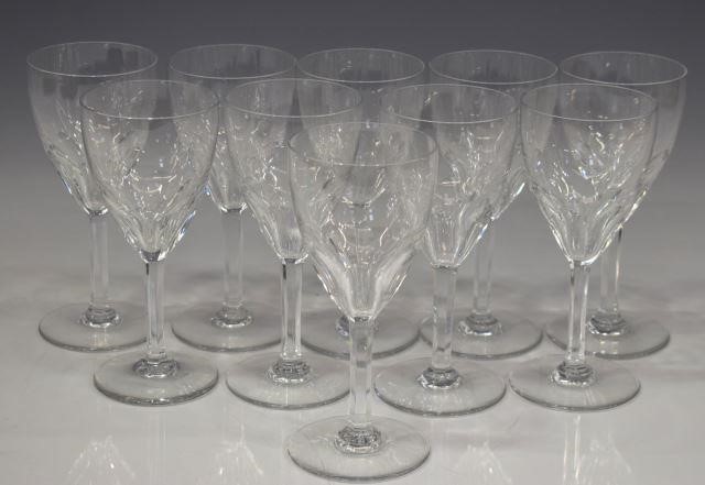 (10) BACCARAT 'GENOVA' CRYSTAL