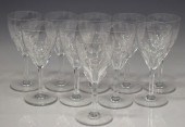 (10) BACCARAT 'GENOVA' CRYSTAL