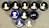 (10) Baccarat Glass Sulphide P