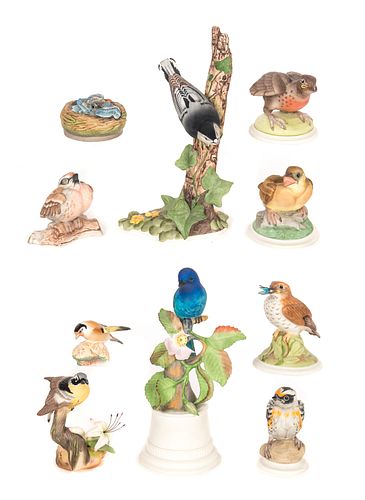 10 BOEHM PORCELAIN BIRD