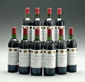 10 bottles 1982 red Bordeaux w