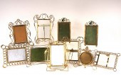 (10) BRASS TABLETOP FRAMES - (