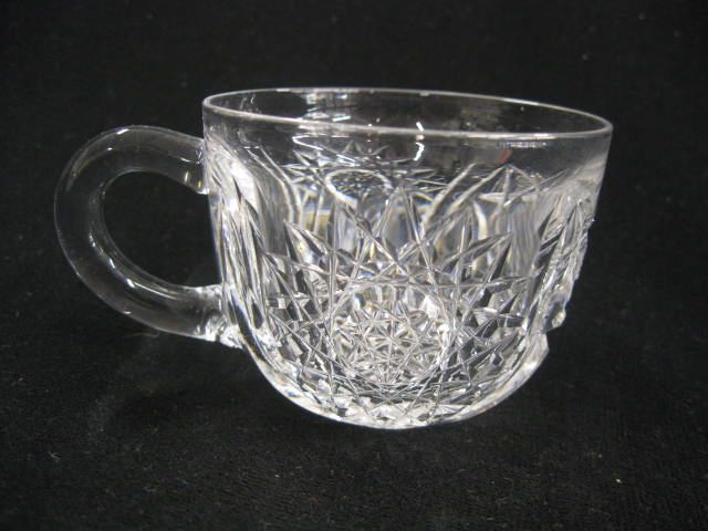 10 Brilliant Period Cut Glass Punch