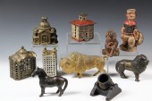 (10) CAST-IRON BANKS & FIGURES