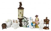 10 CERAMIC PERFUME LAMPS AND O